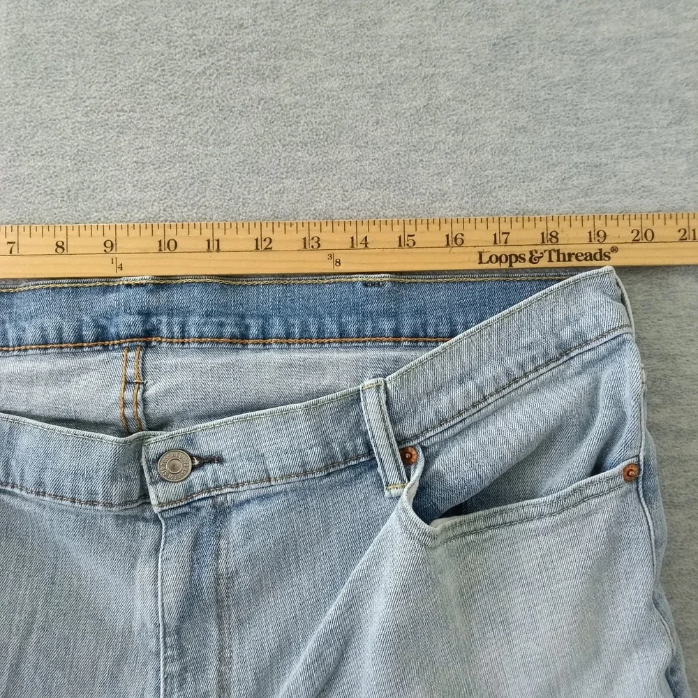 Levis 541 Athletic Taper Jeans Light Wash Blue Mens W42 L30 Denim Pants